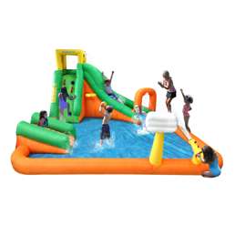kahuna twin falls inflatable water slide