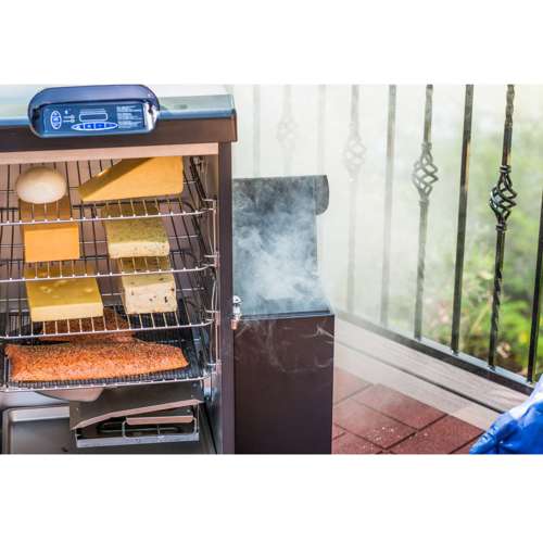 Masterbuilt Wood Chip Pellet Burning BBQ Slow Smoker Attachment (Open