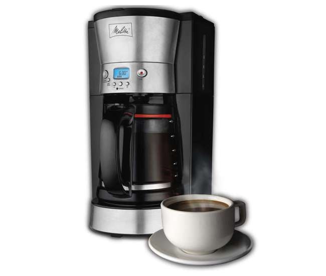 Melitta 46893A Lcd 12-Cup Coffee Digital Maker, Programmable : VMInnovations.com