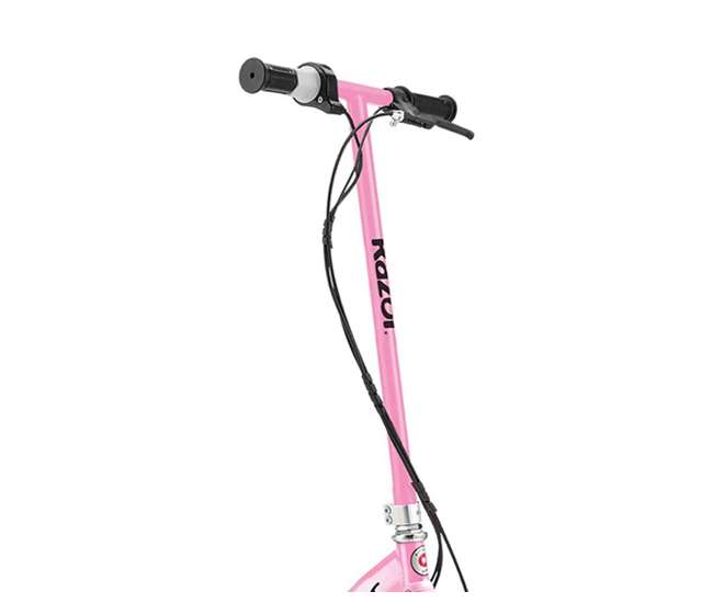 13111163 + 13111240 Razor Electric Motorized Kids Scooters, 1 Pink & 1 Blue