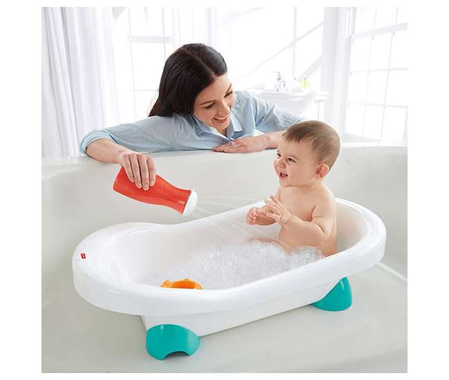 3 x CHP84 Fisher Price Go Wild Baby Bathtub (3 Pack)
