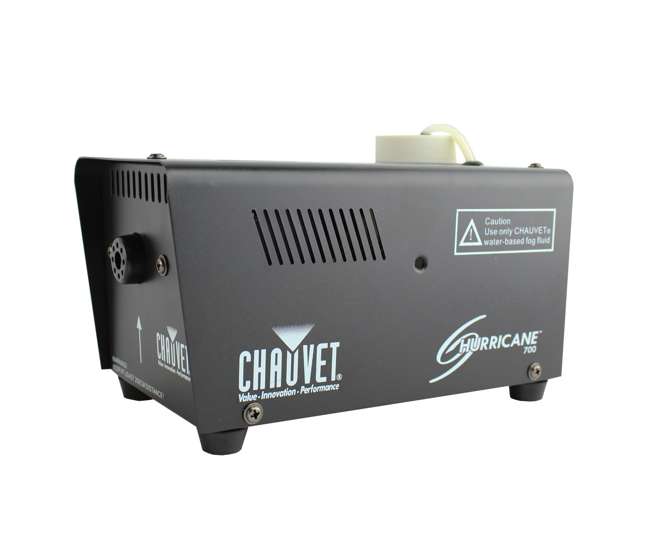 HURRICANE-HAZE2D + H700 + FJU Chauvet DJ Hurricane Haze 2D & Hurricane Pro Fog Machines w/ Fog Fluid & Remotes