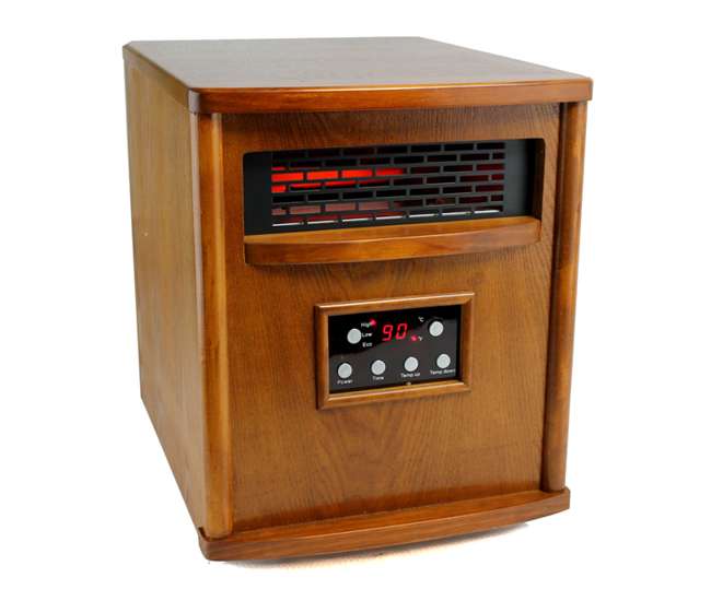 LifeSmart 1500W Infrared Quartz Electric Heater | LS ...