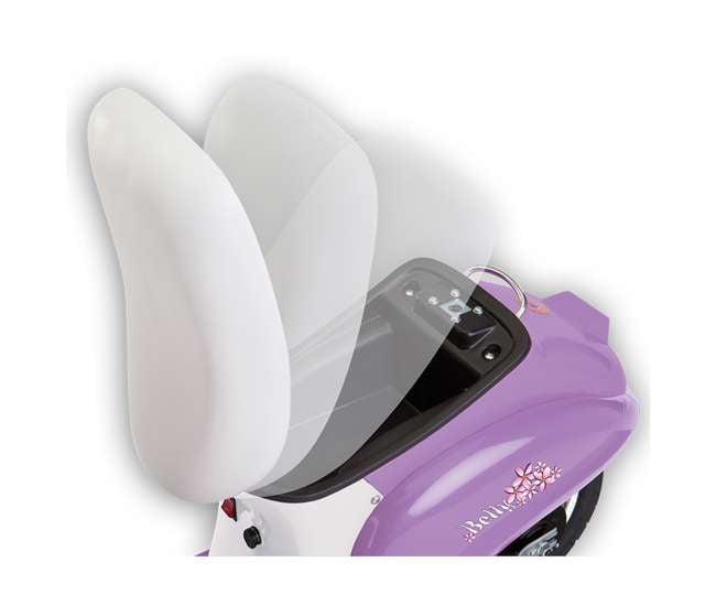 15130661 + 97778 + 96785 Razor Pocket Mod Betty Kids Electric Motor Scooter with Knee Pads