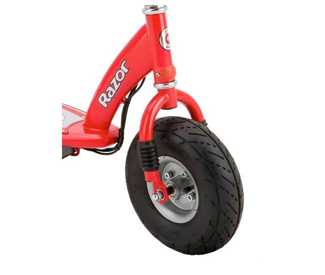 13113697 + 97778 + 96785 Razor E300 Electric Scooter (Red) with Helmet, Elbow and Knee Pads