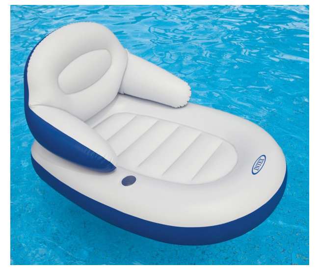 intex inflatable lounge chair pool