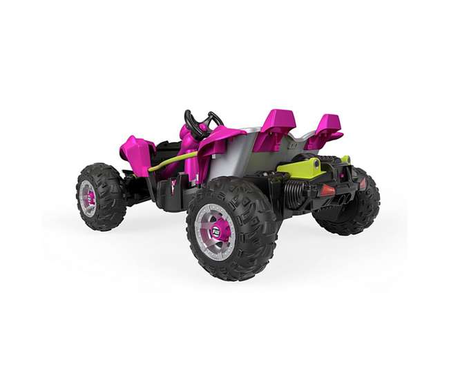 FLP27 + 74777 Power Wheels Battery Toy Car w/ Extra 12 Volt Rechargable Replacement Battery