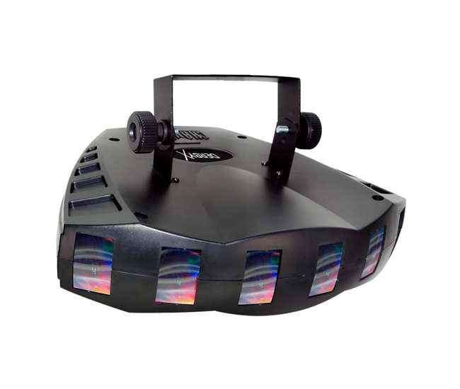 DERBY-X + BLACK-24BLB Chauvet DJ Derby X DMX-512 LED Strobe Light | DJ 24-Inch Black Light Tube And Fixture