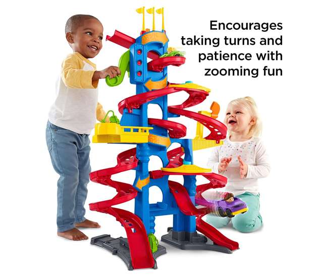 FHG51 Fisher-Price Little People Collection Take Turns 3-Foot Skyway with 2 Wheelies