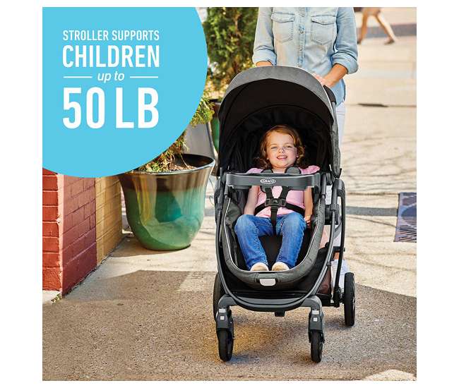 2081958 Graco Modes Bassinet Baby Stroller & Infant Car Seat Travel System, Wynton Gray
