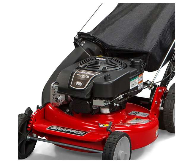 Snapper HI VAC 21Inch SelfPropelled WalkBehind Bag Lawn Mower MOW