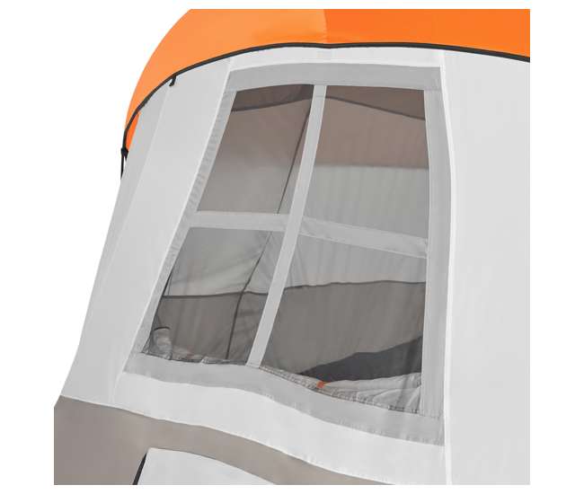 TGT-OLYMPIA-10-B Tahoe Gear Olympia 10 Person 3 Season Outdoor Camping Tent, Orange and Green