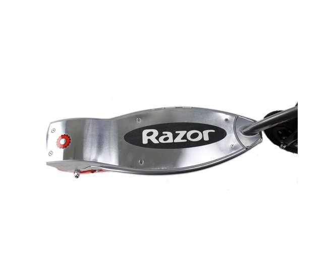 13125E-BK + 13111240 Razor Electric Motorized Kids Scooters, 1 Black & 1 Blue