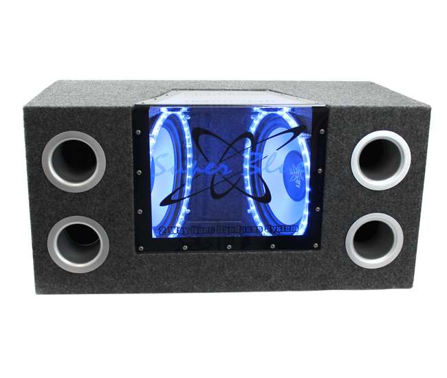 BNPS122 + R1100M + AKS8 Pyramid BNPS122 12-Inch 1200W Subwoofer with Box + 1100W Mono Amp + Amp Kit