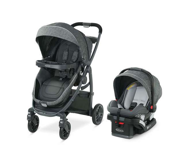 2081958 Graco Modes Bassinet Baby Stroller & Infant Car Seat Travel System, Wynton Gray