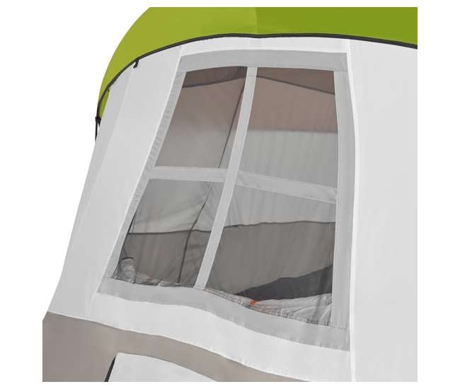 TGT-OLYMPIA-10-B Tahoe Gear Olympia 10 Person 3 Season Outdoor Camping Tent, Green and Orange