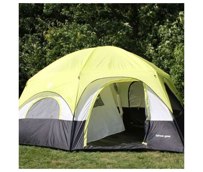 TGT-CORONADO-12 Tahoe Gear Coronado 12 Person Dome 3 Season Family Outdoor Camping Cabin Tent