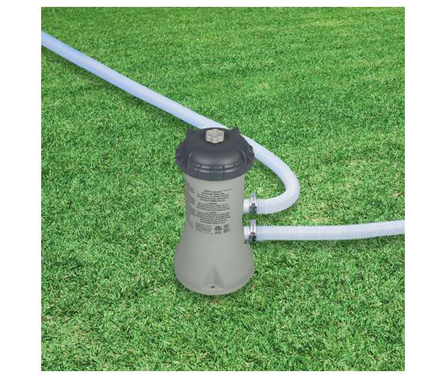 26700EH + 28030E + 28637EG + 2 x 29007E Intex Above Ground Swimming Pool w/ Cartridge Filter Pump, 2 Filters & Cover