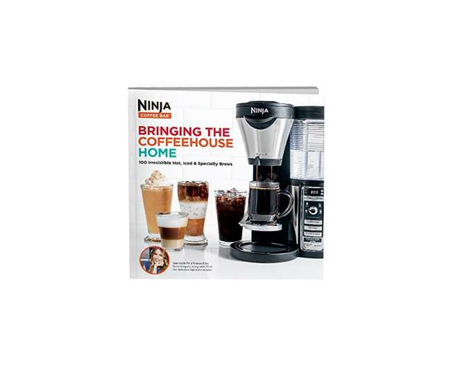 Ninja Coffee Bar Coffee Maker with Glass Carafe and Auto-IQ + 100 Recipe Cook Book : CF080W ...