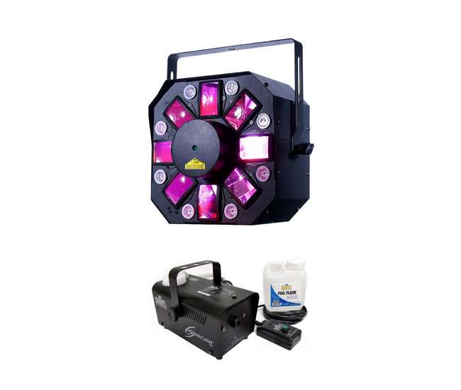 STINGER-II + H700 American DJ Stinger II Light Effect + Chauvet DJ Hurricane H700 Fog Machine