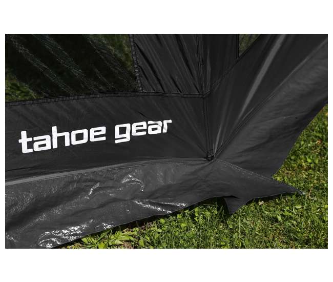 TGT-CARSON-18-B-U-A Tahoe Gear Carson 3 Season 14 Person 25x17.5' Family Cabin Tent, Red (Open Box)