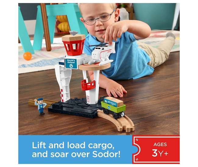 GHK14 Fisher Price GHK14 Thomas and Friends Harold Helipad Playset for Preschoolers