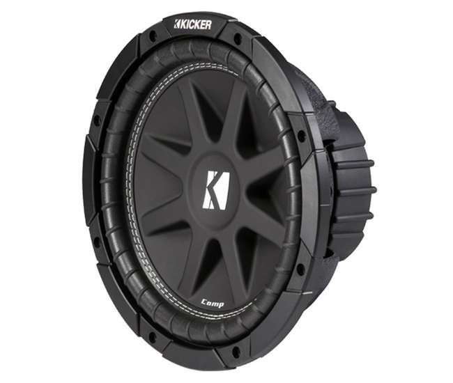 43C124 + VM12SEALED + AC15001M + AKS8 Kicker 43C124 12" 600W Subwoofers + Sealed Subwoofer Box + 1500W Amp + Amp Kit (Package)
