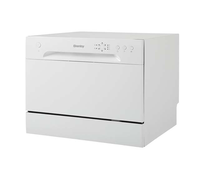 Danby 6-Place Setting Countertop Dishwasher, White : DDW621WDB ...