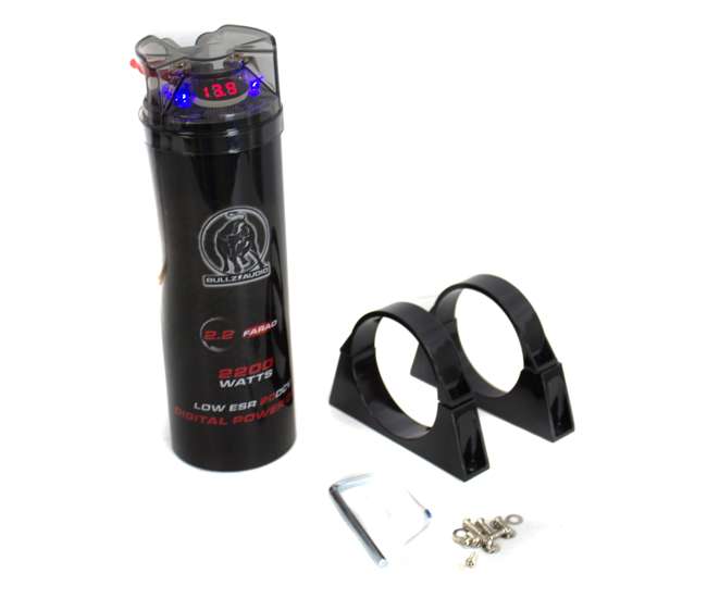 AR2000M + BCAP2.2 + AKS8 Boss AR2000M 2000W Mono Amplifier with Remote + 2.0 Farad Capacitor + Amp Kit (Package)