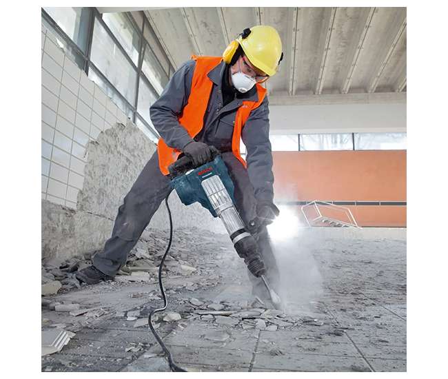 DH1020VC Bosch DH1020VC Variable Speed Inline Demolition Hammer with 15 Amp and 1,700 BPM