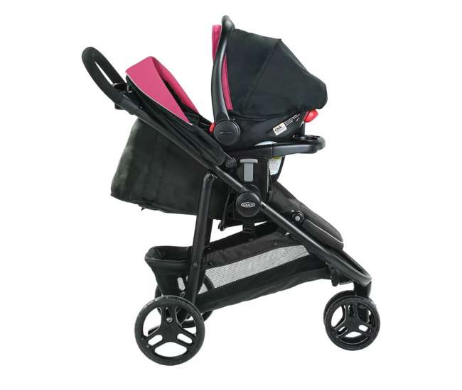 2081084 Graco Modes 3 Lite DLX Baby Stroller & Infant Car Seat Travel System, Arbis Pink