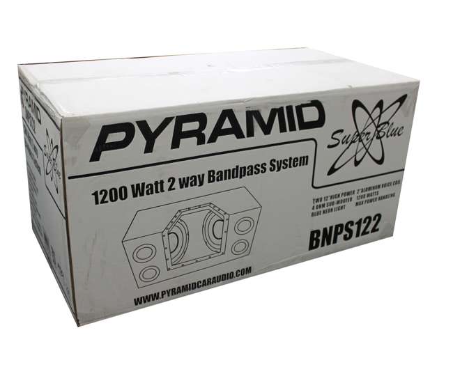 BNPS122 Pyramid BNPS122 12-Inch 1200W Subwoofers w/ Box (Dual)