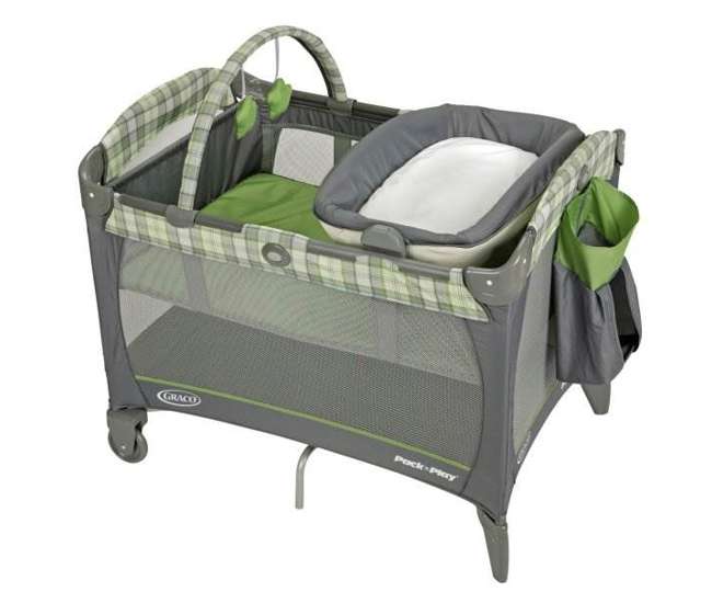 graco pack n play bassinet changing table