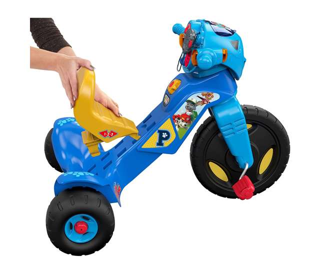 DWR65 Fisher-Price Nickelodeon Paw Patrol Tough Trike Light Up Kid's Tricycle Ride On
