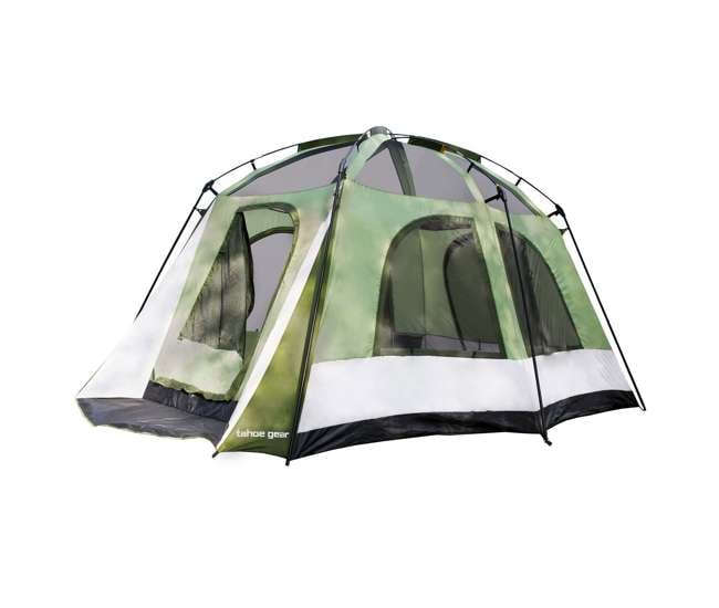 TGT-JASPER-7 Tahoe Gear Jasper 7 Person Small to Mid-Sized Family Cabin Dome Tent