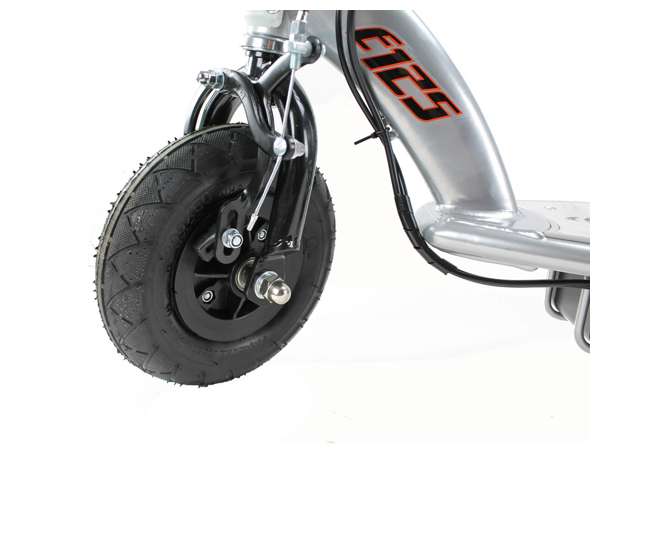 13125E-BK + 13111240 Razor Electric Motorized Kids Scooters, 1 Black & 1 Blue