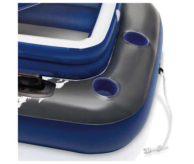 26371EH + 2 x 58821EP + 4 x 58868EP Intex 32' Rectangular Swimming Pool, Beverage Float (2 Pack), & Float (4 Pack)