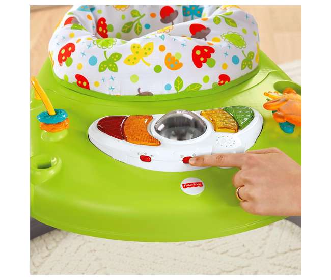 CBV62 Fisher Price Woodland Friends Baby Jumperoo Infant Play Bouncer (Open Box)