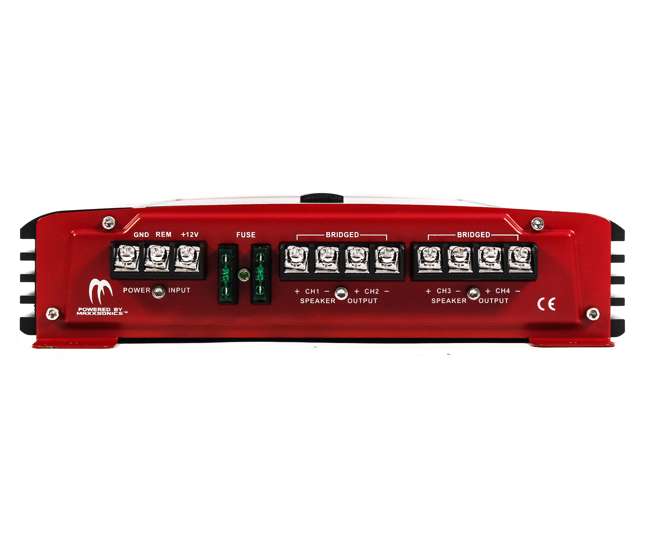 PX-1000.4 + PX-1000.2 + AKS8 Crunch 4 Channel 1000W A/B Amplifier & 2 Channel Amp & Wiring Kit