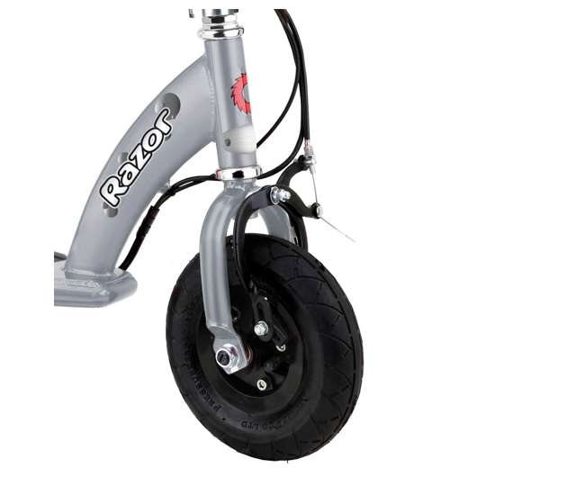 13181112 + 97778 Razor E100 Kids Motorized 24 Volt Electric Powered Ride On Scooter with Helmet