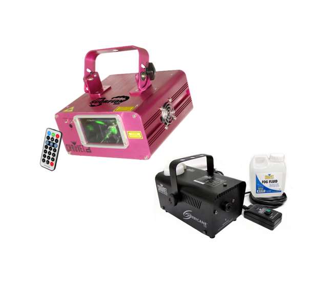 SCORPION-DUAL + H700 Chauvet DJ Scorpion Dual Effect Laser w/ H700 Fog Machine