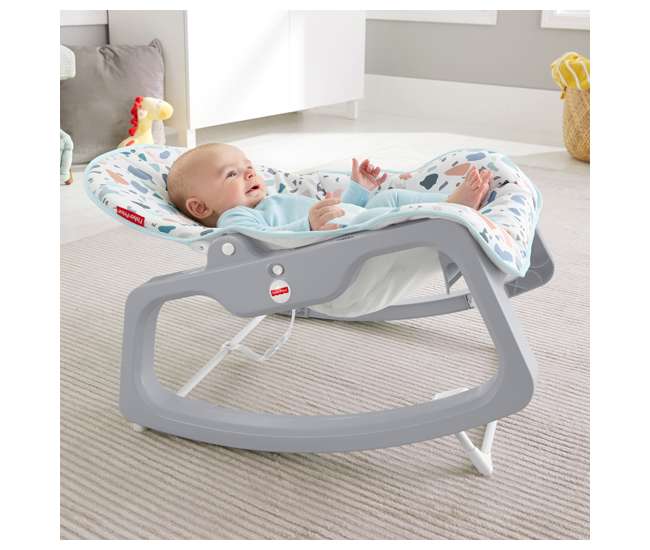 GKH64 Fisher Price GKH64 Infant to Toddler Portable Baby Seat Rocker, Pacific Pebble