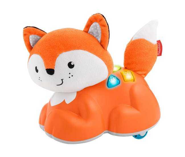 FYL35 Fisher Price Crawl After Learning Fox with Lights & Sounds for Infant to Toddler