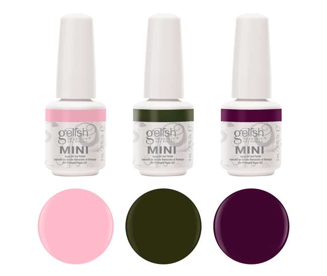 Gelish Harmony Complete Starter Led Gel Nail Polish Kit with 5