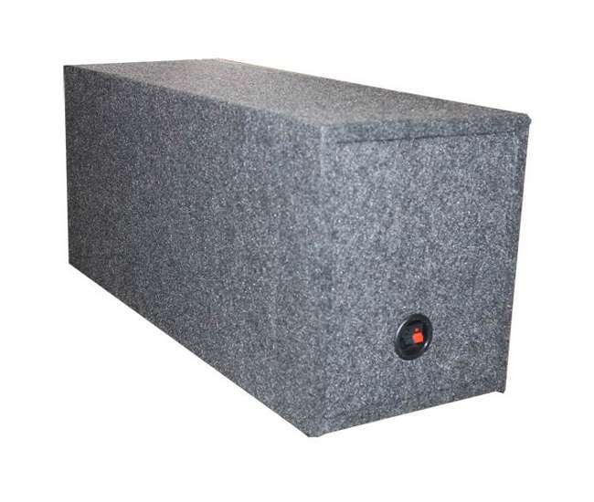 43C124 + VM12SEALED + AC15001M + AKS8 Kicker 43C124 12" 600W Subwoofers + Sealed Subwoofer Box + 1500W Amp + Amp Kit (Package)