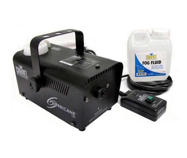 MINI-DEKKER + H700 American DJ Mini Dekker Moonflower Light w/ Chauvet DJ H700 Fog Machine
