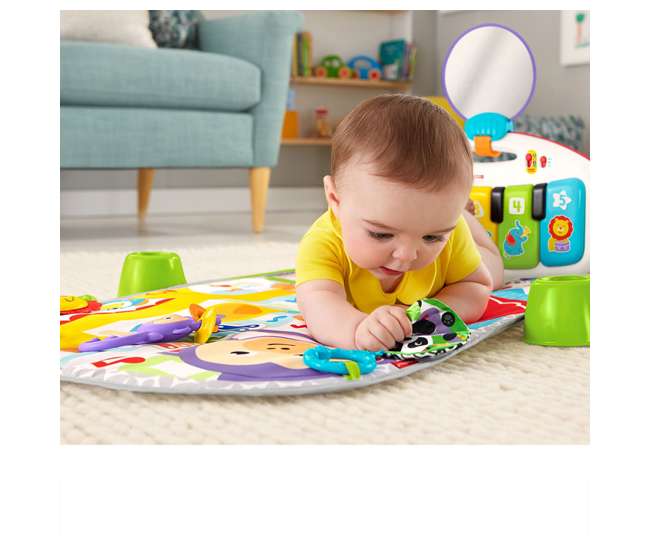 FGG45 Fisher-Price FGG45 Deluxe Kick and Play Piano Gym Musical Development Playset