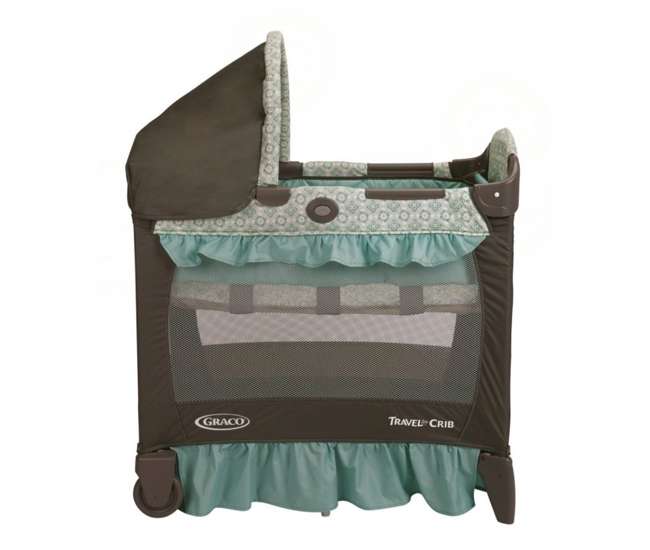 Graco Baby Travel Lite Portable Crib With Bassinet Winslet