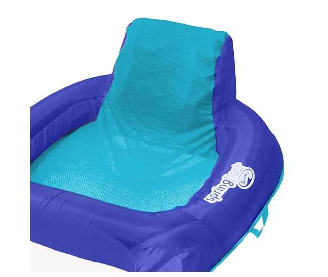 swimways spring float recliner xl floating swimming pool lounge chair