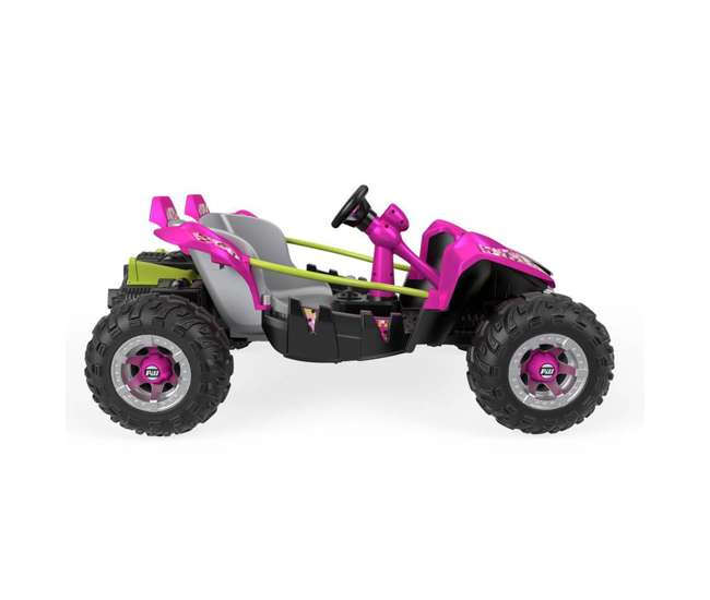 FLP27 + 74777 Power Wheels Battery Toy Car w/ Extra 12 Volt Rechargable Replacement Battery